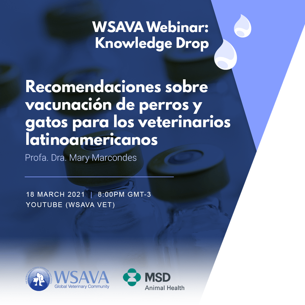 WSAVA Webinar de vacunación para los practicantes de